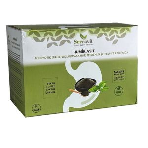 Serravit Humik Asitli Prebiyotik 400 mg/gr, 20 saşe/kutu